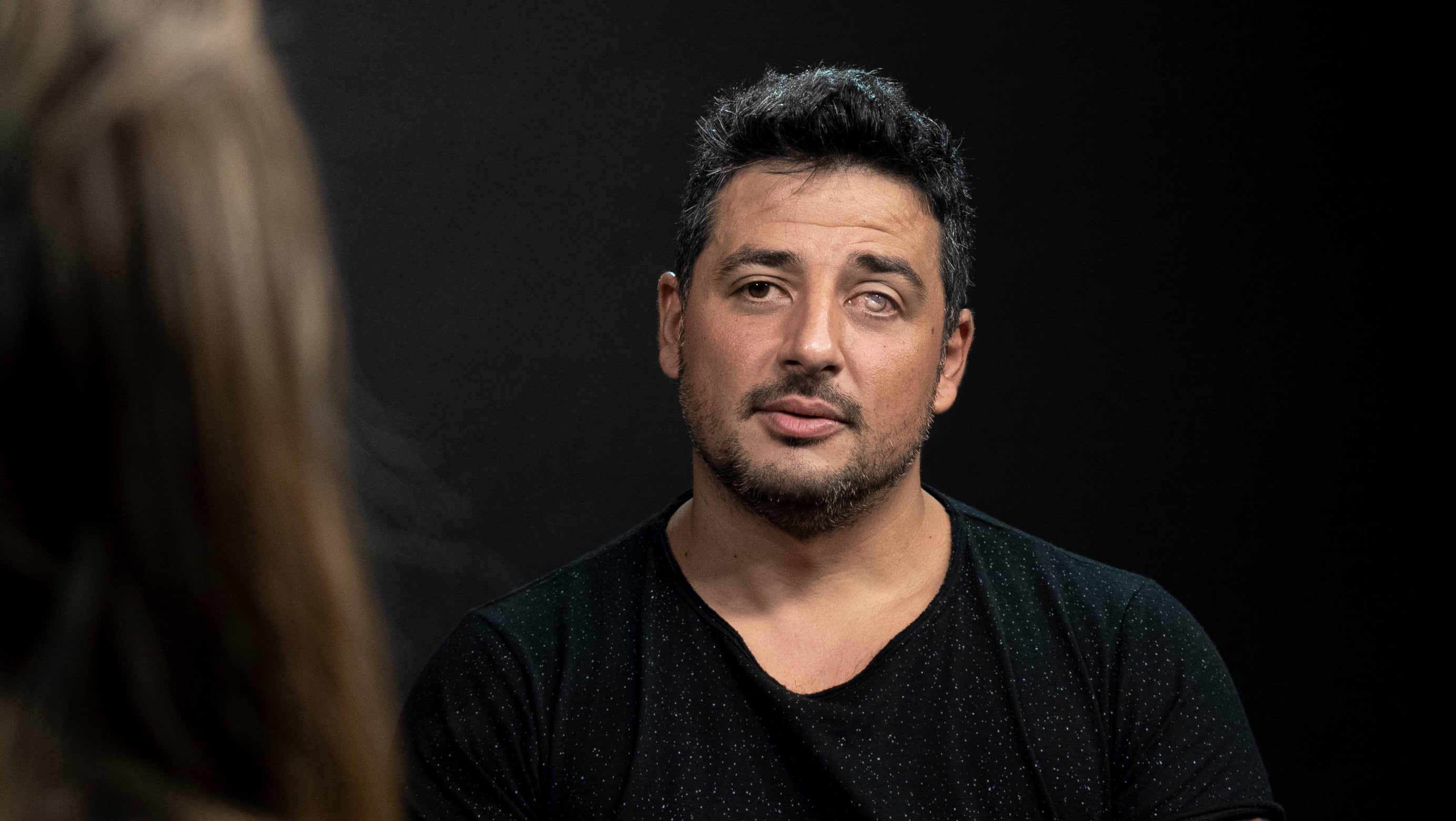 Diego Mesaglio recibió una gran noticia: el Hospital de Clínicas le anunció que tiene una córnea para él (Crédito: Santiago Saferstein)