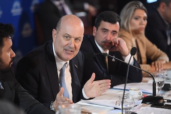 FOTOS SENADO - PLENARIA ASUNTOS CONST. Y LEG. GENERAL - STURZENEGGER CIERRE