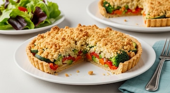 La tarta de crumble de