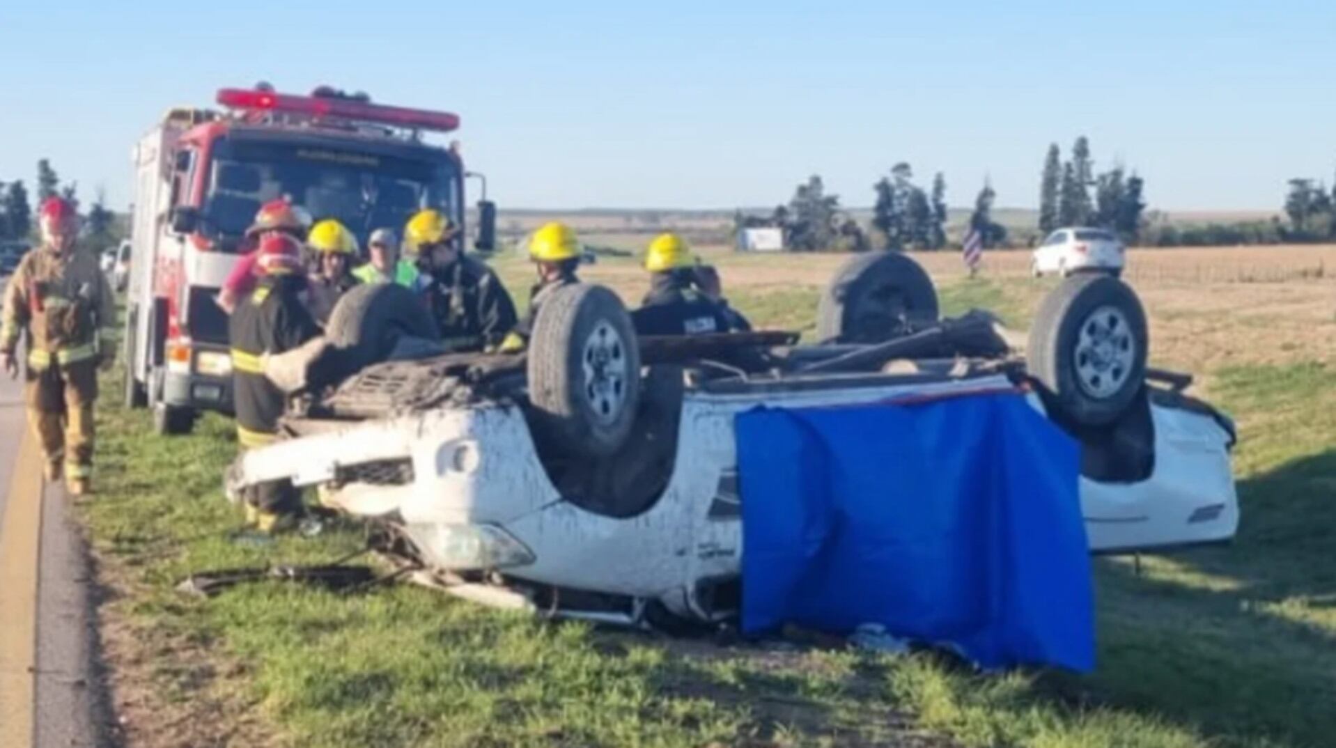 Otro accidente en la Ruta Nacional 36 dejó un muerto y varios heridos, quienes fueron trasladados al hospital de Alcira Gigena