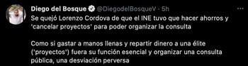 "Repartir dinero a una élite",