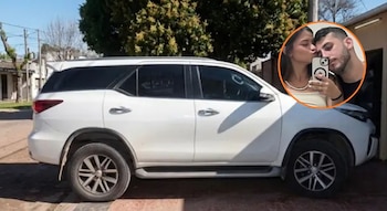 La camioneta que utilizaba el joven asesinado en Chaco