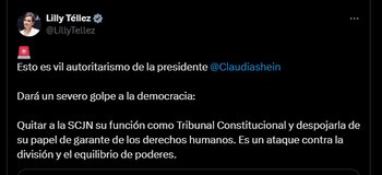 Su postura fue blanco de criticas