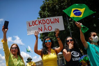Protesta en Brasilia (Reuters)