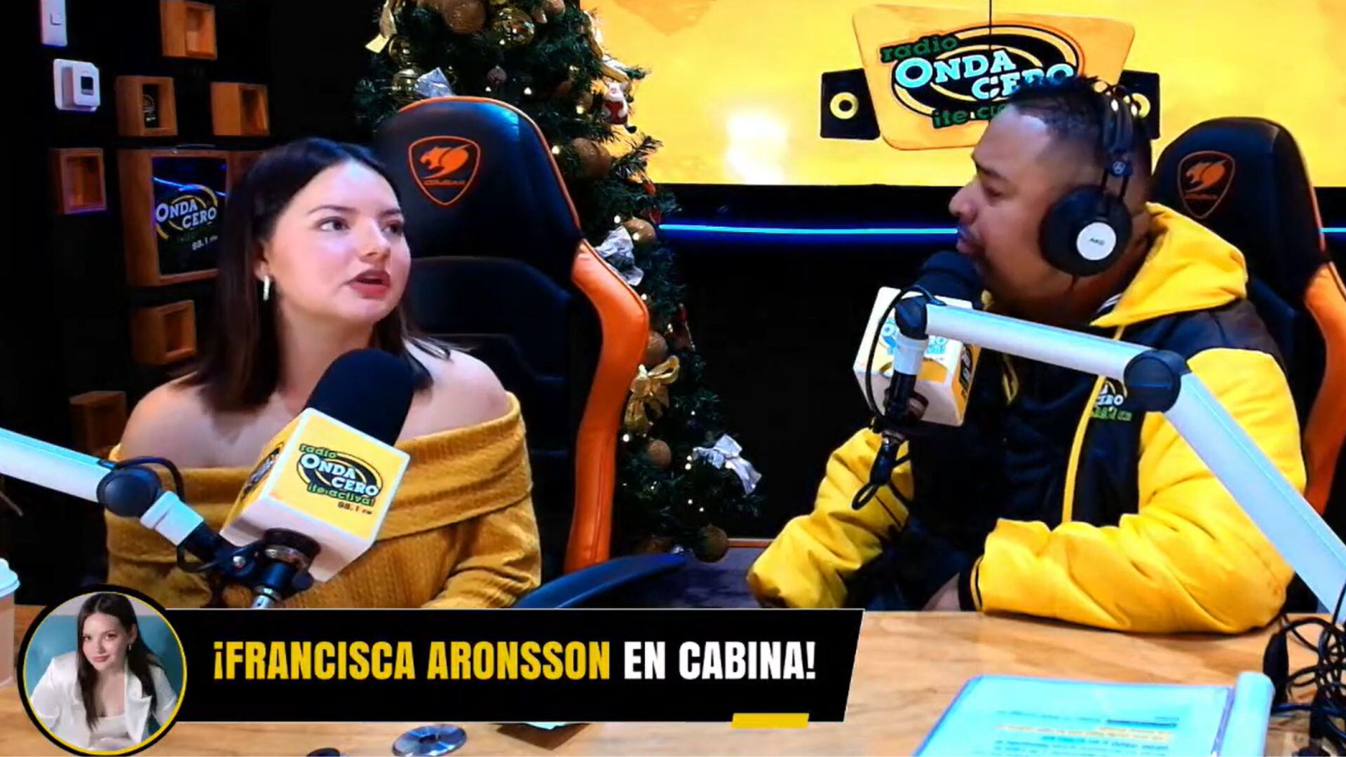 Francisca Aronsson explicó que su incomodidad con Marina Gold fue real. Captura/Radio Onda Cero