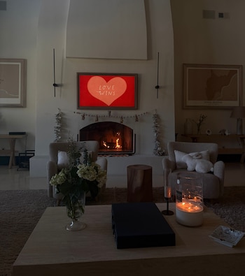 La cantante presumió su decoración.