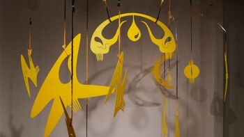 "Peinetón", muestra de Matías de