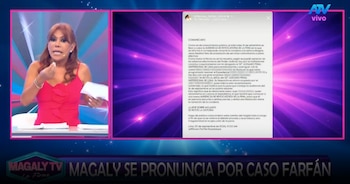 Magaly Medina denuncia “cacería de brujas” tras pedido de Jefferson Farfán para llevarla a prisión. Captura: Magaly TV La Firme.