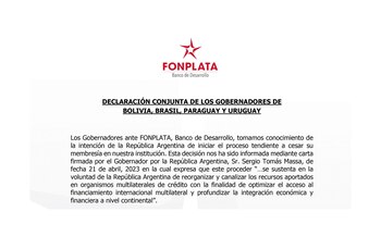 declaracion conjunta de los gobernadores