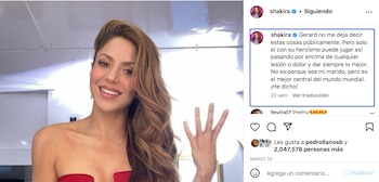 Shakira escribió la última felicitación