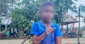 El menor iba para la