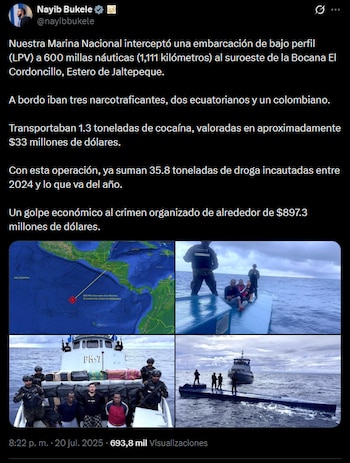 Rubén Darío Acevedi, Hipólito Perlaza Moreno y Nolberto Valencia Arroyo fueron sorprendidos con una valiosa carga valorada en 33 millones de dólares, lo que desató una fuerte respuesta de las autoridades y el inicio del proceso judicial.