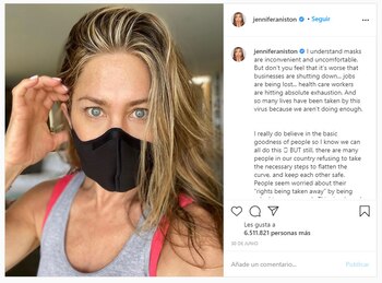 La actriz ha sido muy