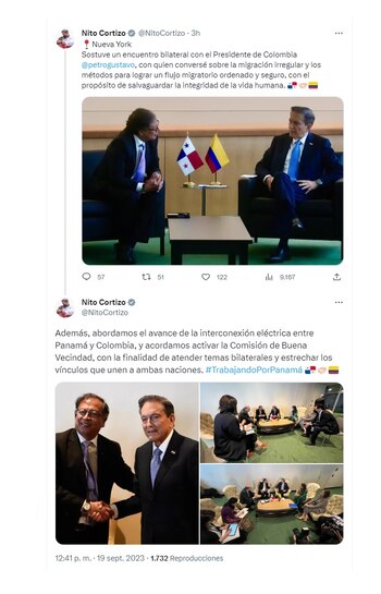 El presidente panameño anunció las