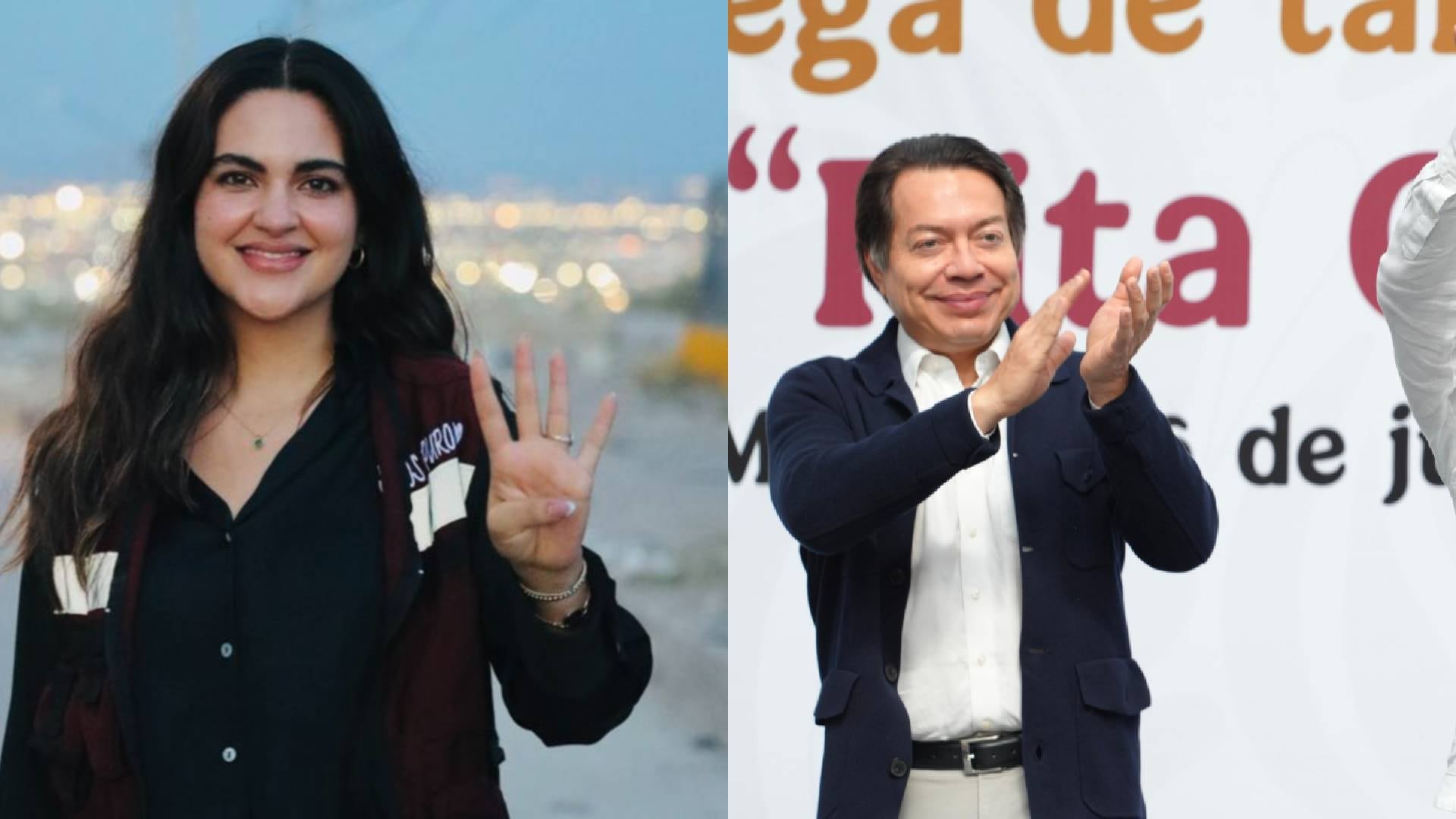 MC no logró convencer al TEPJF para que sancionara a Mario Delgado y a Morena por sus actos anticipados de precampaña y campaña.Crédito: @AndreaChavezTre / @mario_delgado