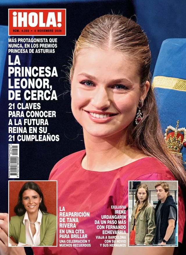 Portada de la revista ¡Hola! del 28 de octubre