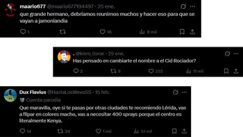 Respuestas recibidas en las publicaciones