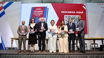 a "Guía de Prevención y Detección de Colusión en Compras Públicas" de la República Dominicana fue galardonada en los Antitrust Writing Awards 2026 en Washington D.C (Cortesía).