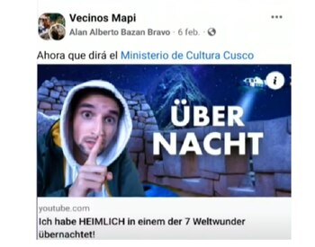 Peruanos hicieron denuncia pública en