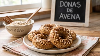 Donas de avena en microondas: el postre saludable que está listo en menos de 5 minutos
