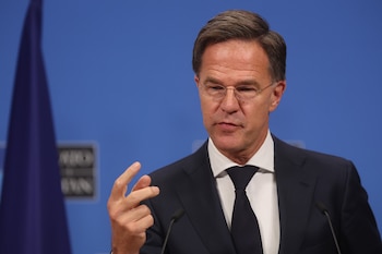 El secretario general de la OTAN, Mark Rutte (EFE/EPA/OLIVIER HOSLET)