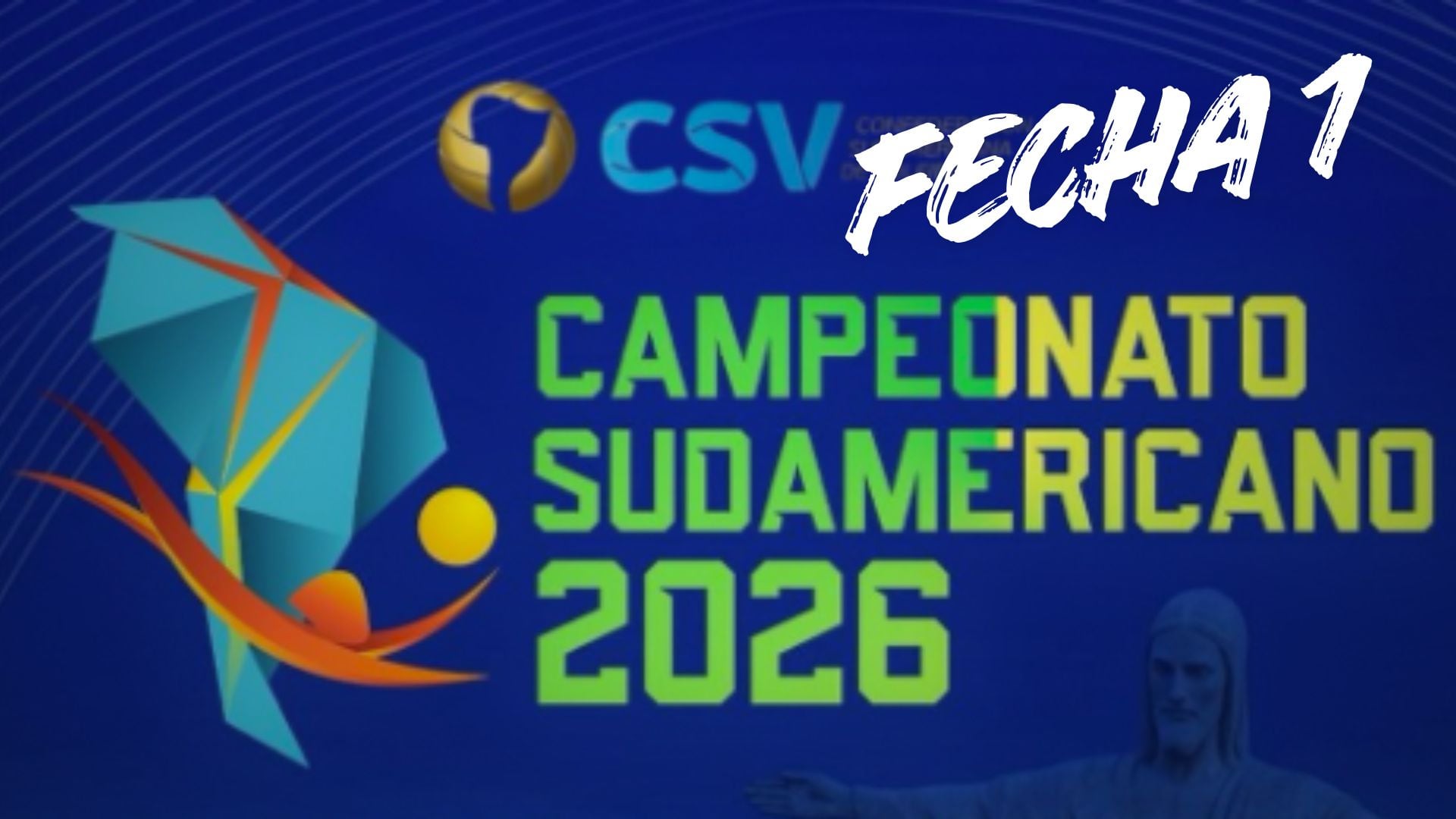 Programación de la fecha 1 del Campeonato Sudamericano de vóley 2026