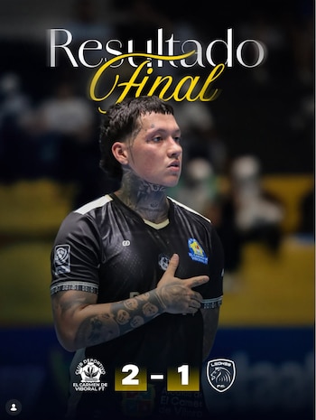 Resultado del partido de El Carmen Bendito FT vs Leones F. C. - crédito El Carmen Bendito FT