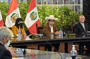 Pedro Castillo se reunió con