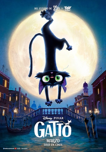 Póster oficial de 'Gatto', la nueva película de Disney Pixar