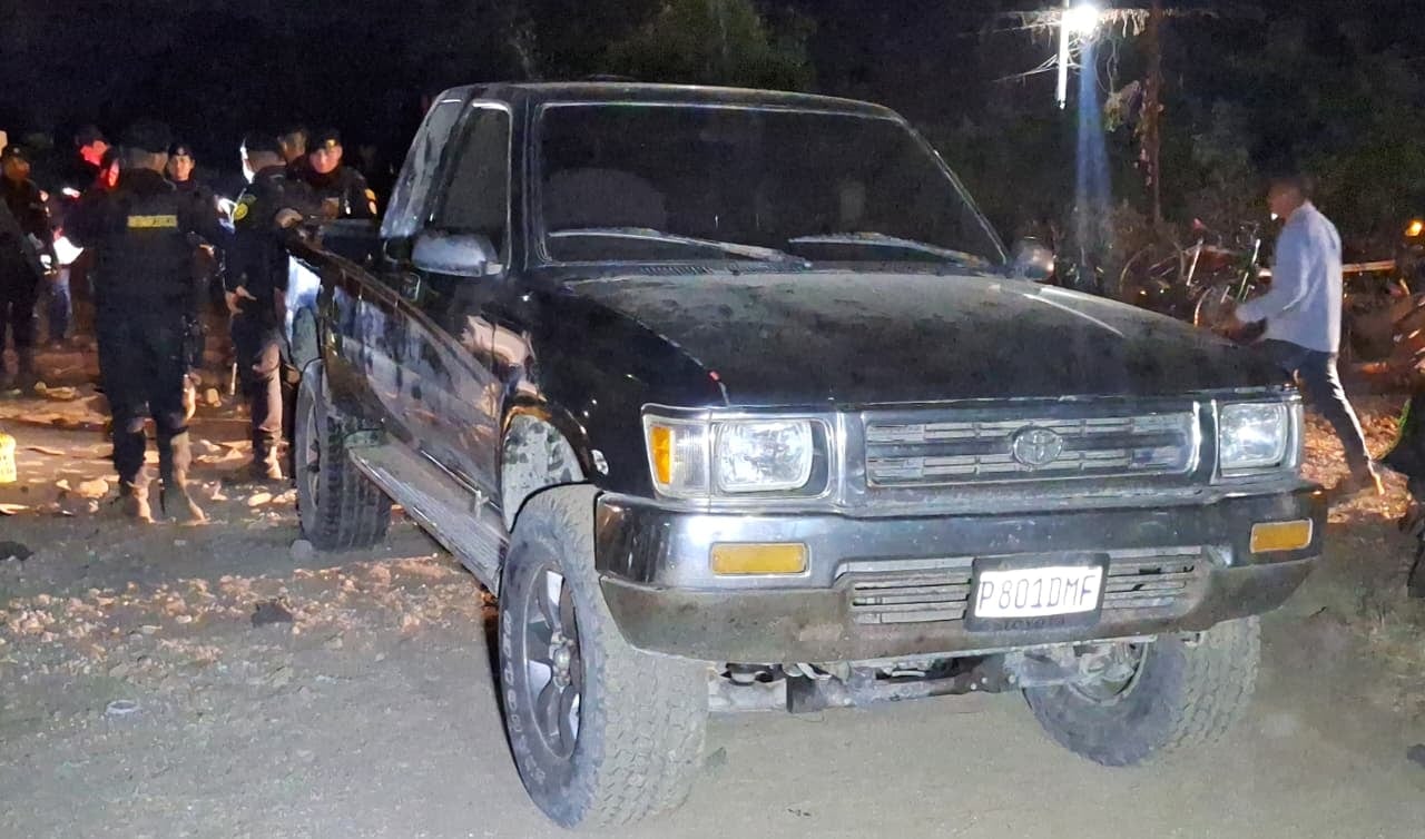 La PNC reportó el hallazgo de un vehículo con compartimento oculto utilizado para transportar droga./(PNC de Guatemala)