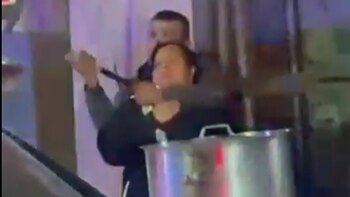 Mujer es tomada como rehén