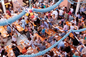 Celebración de Oktoberfest en la