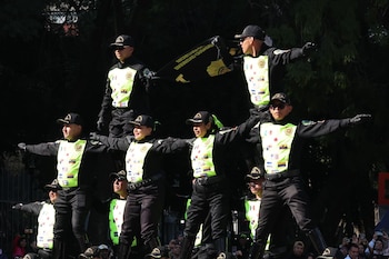 Día del policía desfile en