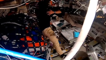 Lágrimas y pañuelos flotando en el espacio: la historia detrás del conmovedor abrazo entre los astronautas del Artemis II