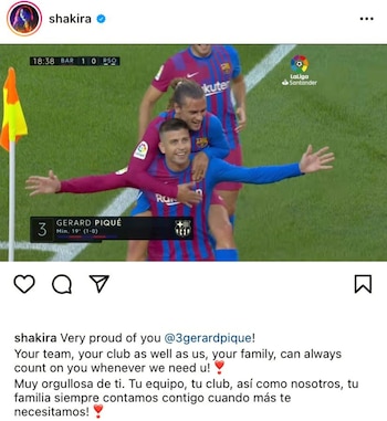 ¿Estuvo de acuerdo? Shakira se