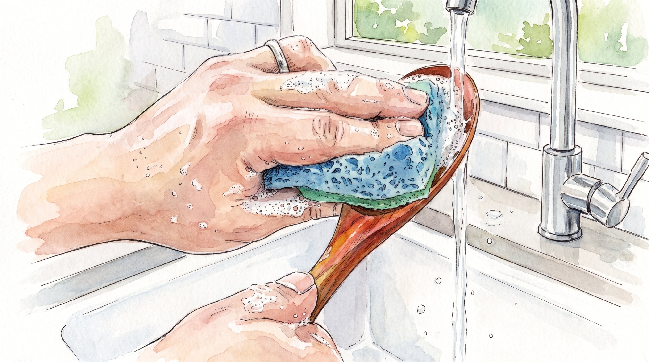 Los utensilios de madera requieren un lavado cuidadoso después de cada uso. (Imagen Ilustrativa Infobae)