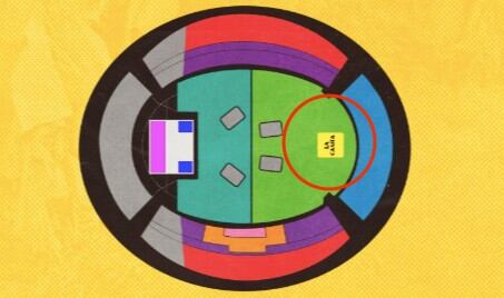 Escenario de Bad Bunny en Costa Rica. (TikTok)