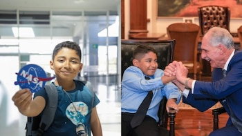 André viaja a la NASA como símbolo de la nueva generación científica de Honduras