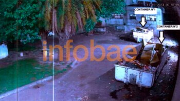 Los volquetes de basura en