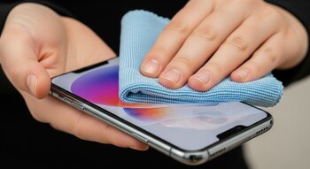 Limpiar el móvil con paños