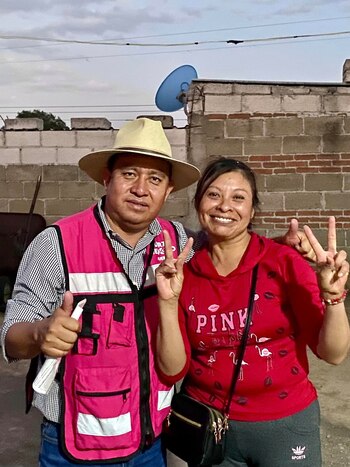 Además del candidato, su equipo