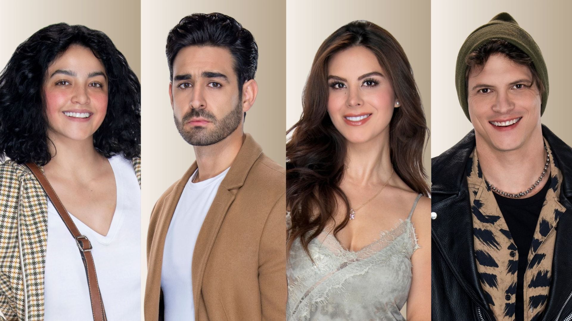 El elenco principal de Cuando fui bonita está encabezado por Geraldine Galván y Daniel Gama, acompañados por Daniela Gallardo y Sergio Madrigal. (TelevisaUnivisión)