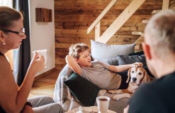 Todos los perros parecieron beneficiarse del tiempo de juego y las actividades sociales