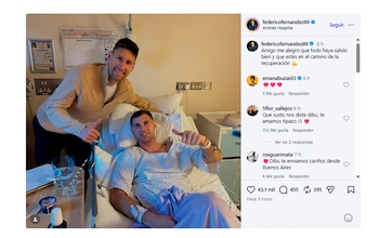 Fede Fernández visitó al Dibu Martínez