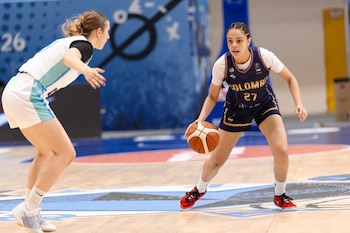 Eslovenia marcó la diferencia desde el salto inicial y superó a Colombia en efectividad de tiro, rebotes y pérdidas de balón - crédito FIBA