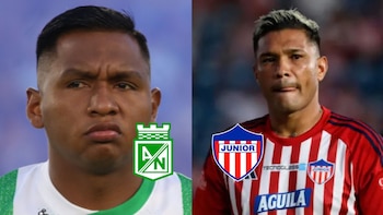 Alfredo Morelos es el jugador más determinante de la plantilla actual de Atlético Nacional, Teófilo Gutiérrez lo es de Junior - crédito Colprensa/AFP