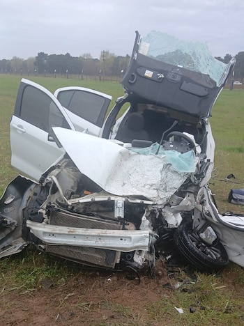 El auto que conducía la