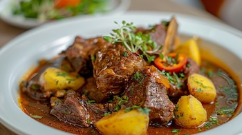 El sudado de carne es