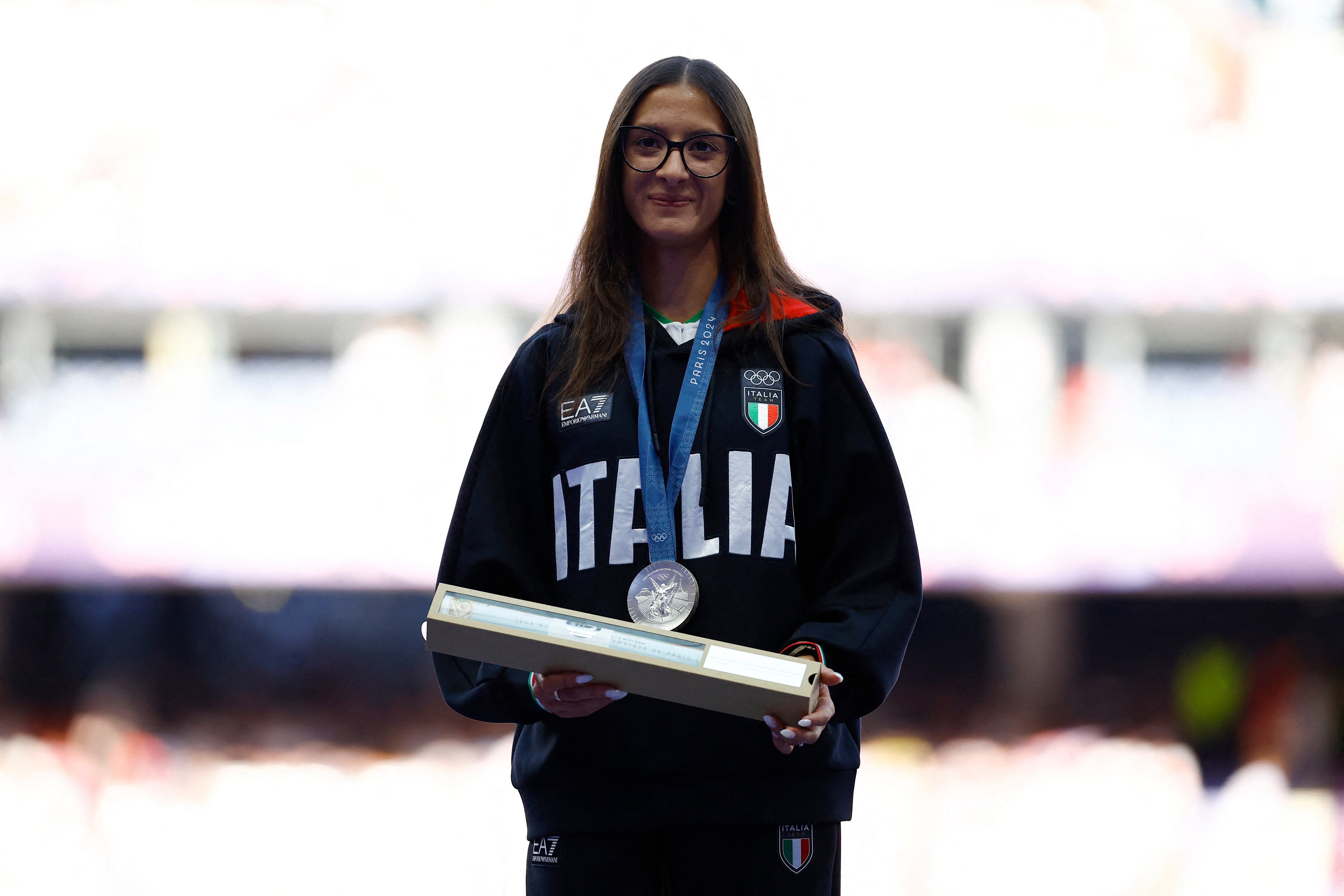 Battocletti iguala a Fiona May como la segunda mujer italiana con medallas en Juegos Olímpicos, Mundiales y Europeos (REUTERS/Sarah Meyssonnier)