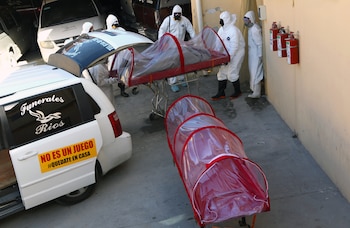 Los cadáveres por COVID-19 son